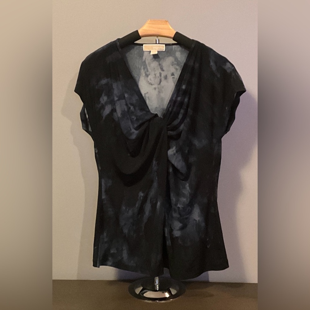Michael Michael Kors Black and Blue Tie-Dye